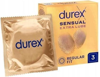 Actual product image Durex Sensual Extra Lubricated Condoms - 3 Pieces (3 pcs.)
