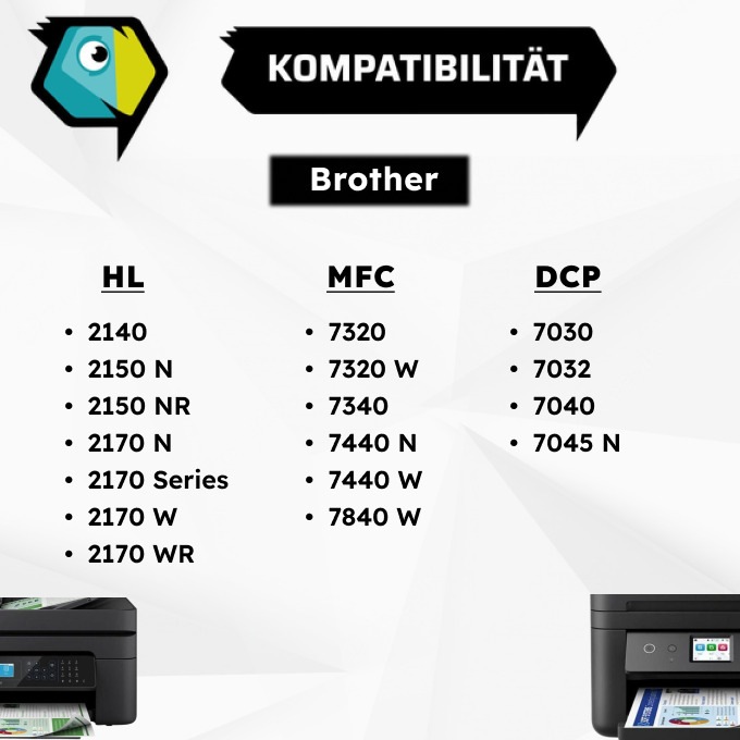Produktbild Inkadoo Toner kompatibel zu Brother TN-2120 XL Schwarz (BK)