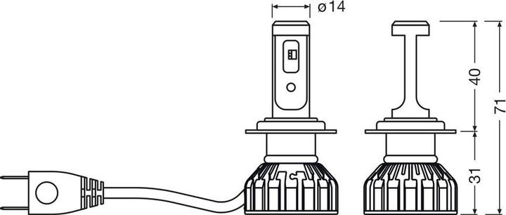 Produktbild Osram 64210DWNBSM-2HB (H7)