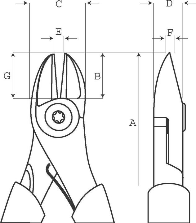 Productafbeelding Bahco Seitensch.2101GC-125IP (125 mm)