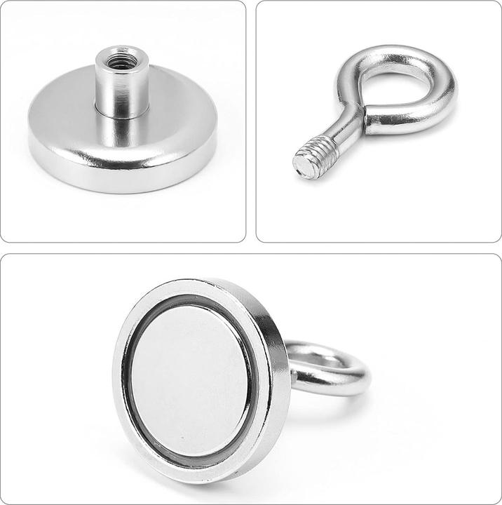 Actual product image Swissdetector Eye magnets - Super powerful - Ø 36 MM - Force 45 kg (X 1) (1 x)
