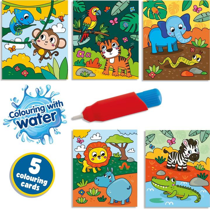 Image du produit Ses Malbuch Malen mit Wasser Safari