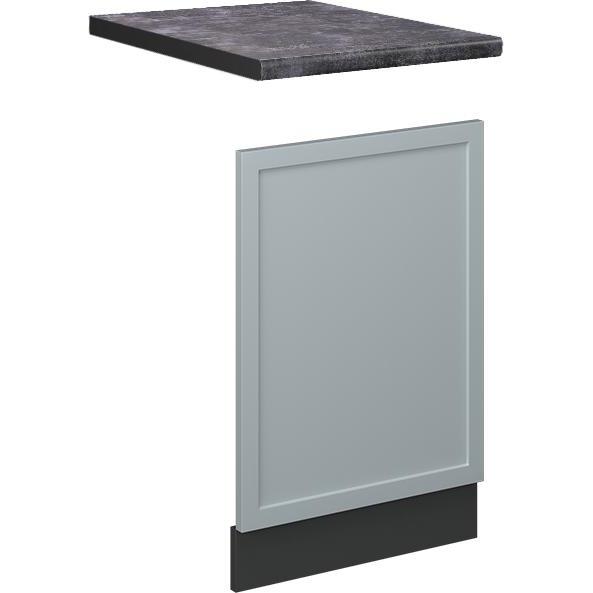 Vicco Frontblende Fame-Line, Geschirrspüler Zubehör, Grau