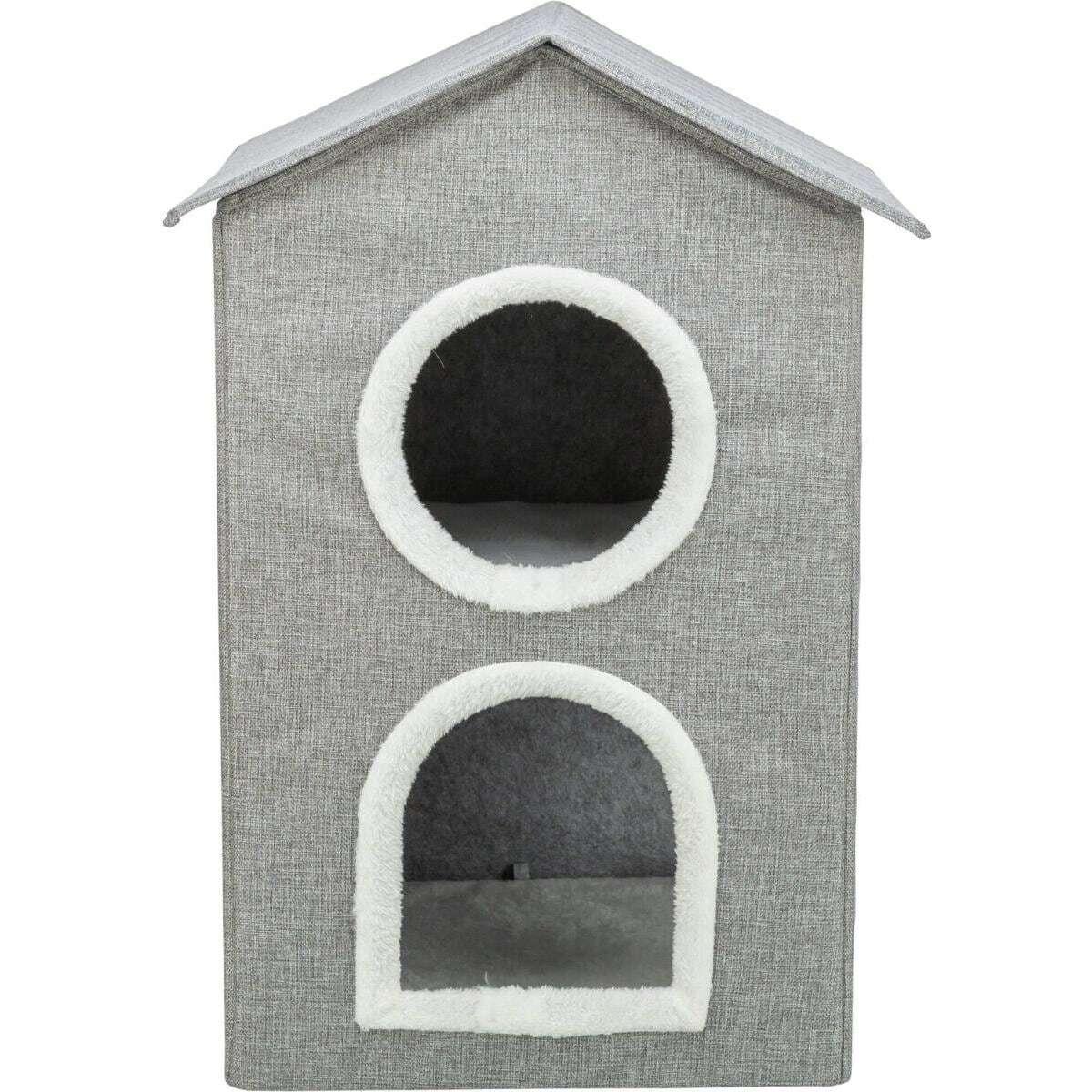 Meilleurs prix pour Grotte pour chat Trixie Gris clair 47 x 67 x 47 cm