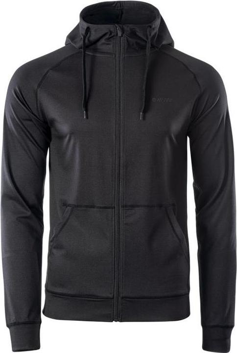 Actual product image Hi-Tec men's Kosko hooded sweater black size L. (L)