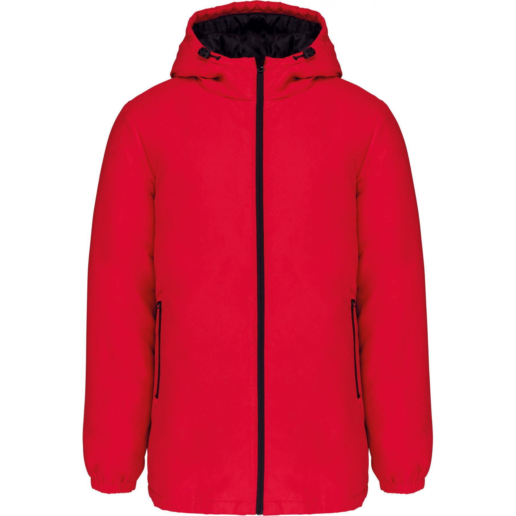 Kariban, Jacke, Recycelte Kapuzenparka (XS), Rot, XS