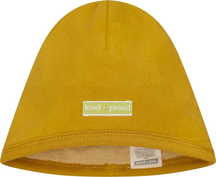 Actual product image loud + proud Babys & Kinder Wendemütze aus Baumwoll-Fleece (74/80)