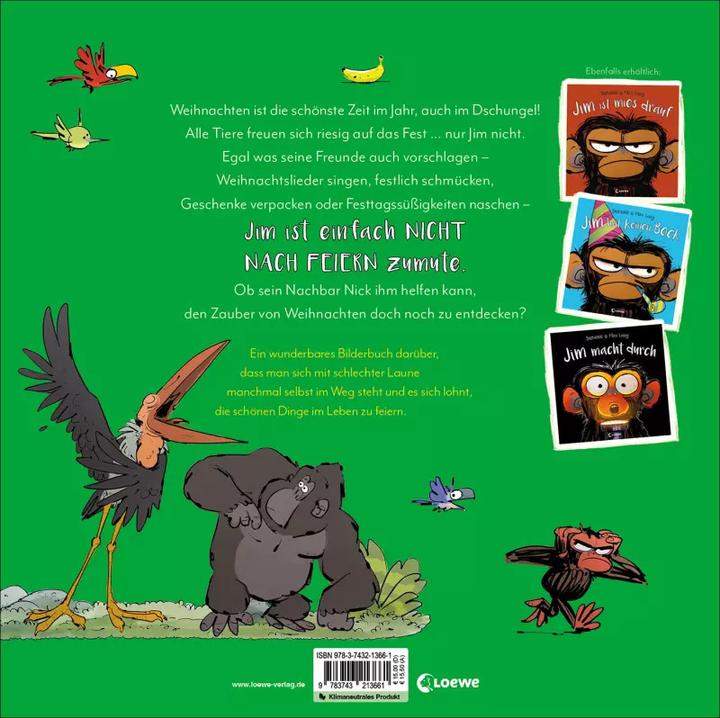 Image du produit Schöne Bescherung, Jim! (Allemand, Suzanne Lang, 2022)