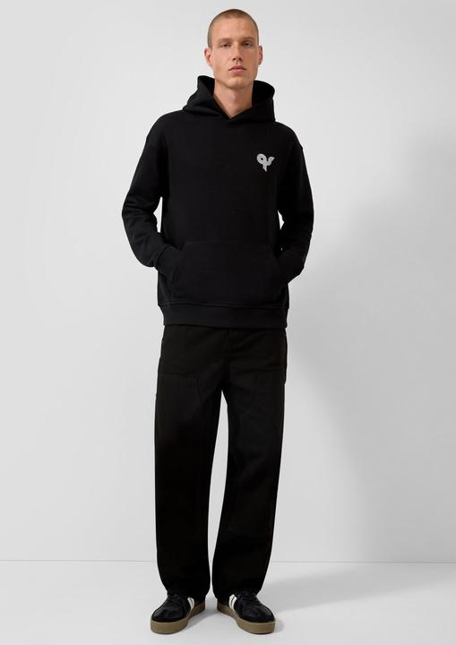 Produktbild s.Oliver Sweatshirt Streets Hoodie mit Print (M)