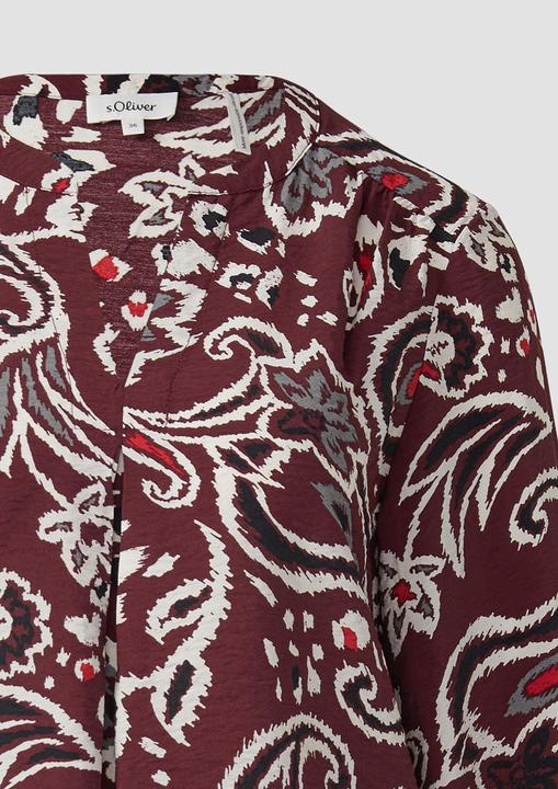Immagine prodotto s.Oliver Bluse Strukturierte Viskosemix-Bluse mit All-over-Print (40)