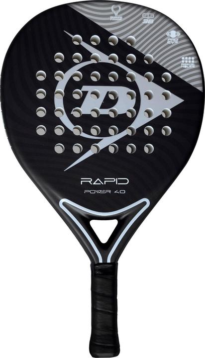 Actual product image Dunlop Padel tennis racket RAPID POWER 4.0 365g Hybrid Pro-EVA beginner black/brown