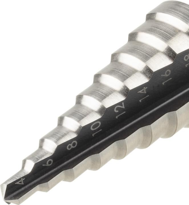Produktbild wolfcraft 1 Stufenbohrer HSS, Schaft 8mm, ø4-20mm (8 mm)