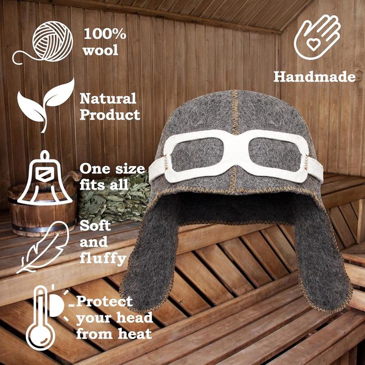 Immagine prodotto SHSH Pilot-Saunahut