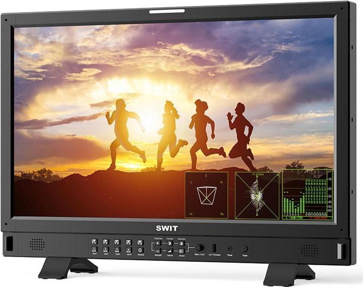 Swit 23.8" 12G-SDI 4K QLED HDR Zero-Delay FHD Monitor, 100%DCI-P3 color gamut  18-bit Processing (23.80", Full HD)