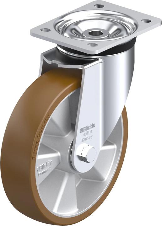 kaiserkraft Roulette pivotante en tôle d'acier LK-ALB