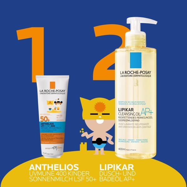 Actual product image La Roche Posay Anthelios Dermo Pediatrics Hydrating Milk UV Mune SPF50+ Tb 75 ml (Suntan lotion, SPF 50+, 75 ml, 83 g)