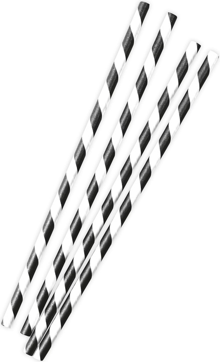 Produktbild Magni Papiertrinkhalme 12er Kicker Party, 19,5 cm (12 x)