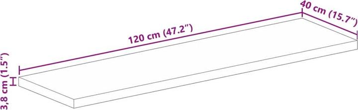 Immagine prodotto vidaXL Tischplatte (40 x 120 cm)