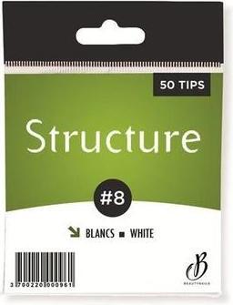 Produktbild Beautynails Bna White Structure Tips No. 08 X50