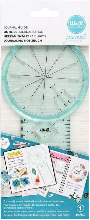 Actual product image We R Memory Keepers Stencil Journal Guide 10 x 20 cm