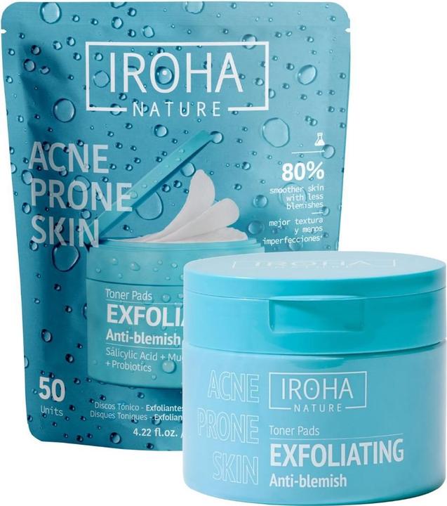 Immagine prodotto Iroha Nature Tamponi toner anti-macchie (Scrub detergente)