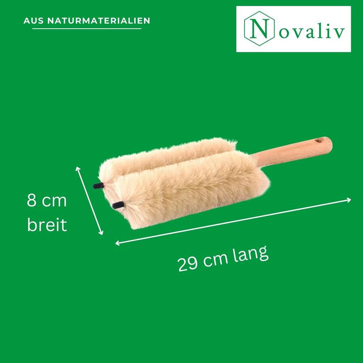 Produktbild Novaliv 2X Heizkörperbürste Rippenheizkörper Heizungsbürste Heizkörper Reinigungsbürste 29x8x5cm IDE (2 Stk.)