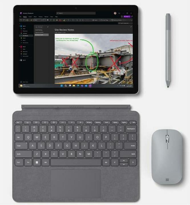 Productafbeelding Microsoft Surface Go 4 for business (10.50", Intel N200, 8 GB, 64 GB, Zonder toetsenbordindeling)