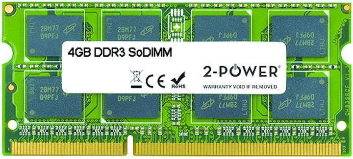 Produktbild 2-Power 4GB MultiSpeed 1066/1333/1600 MHz SoDIMM (1 x 4GB, 1600 MHz, DDR3-RAM, SO-DIMM)