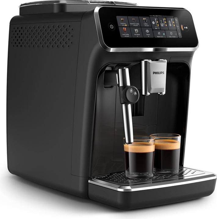 Image du produit Philips Built-in milk frotter Fully Automatic Black 1500 W Espresso Coffee Maker EP3321/40...