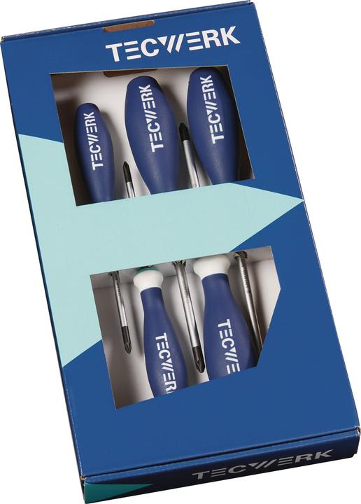 Actual product image Tecwerk Screwdriver set 6-part TORX® multi-component handles round blade