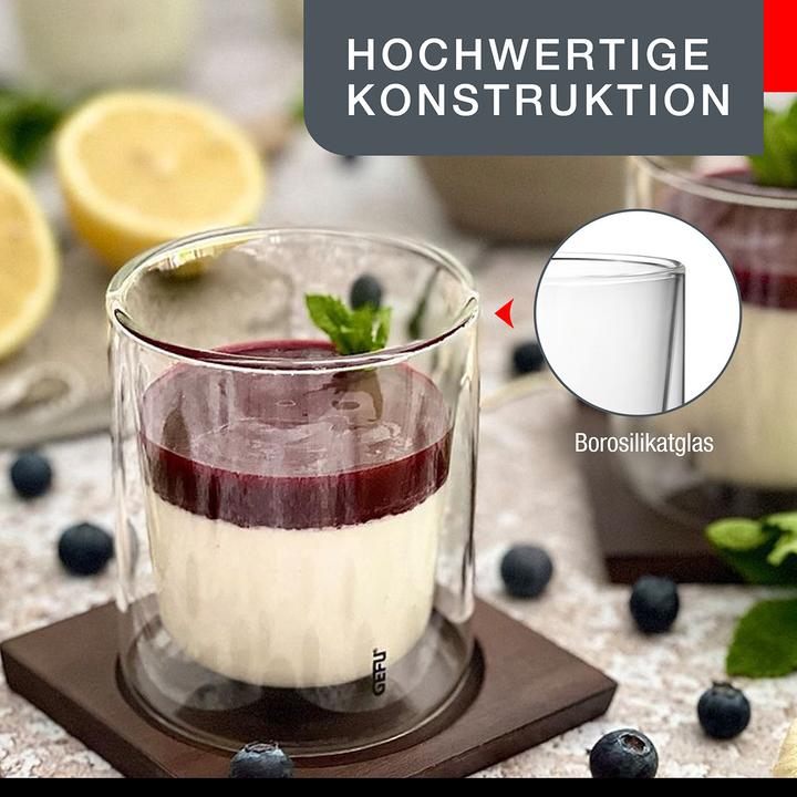 Produktbild GEFU Thermoglas 'Mira' 2er Set (0.24 l, 2 x)
