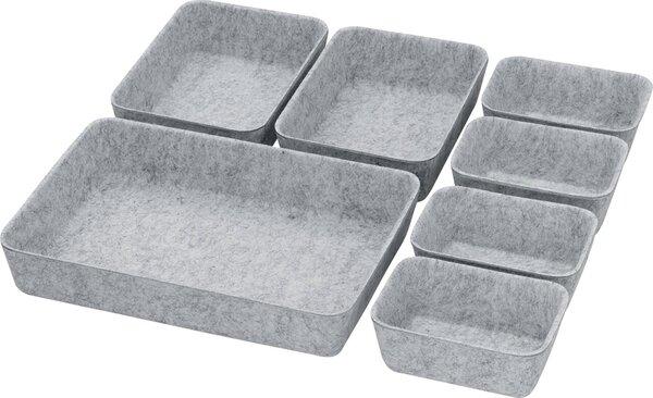 Helit Schubladen-Organizer 7 teilig "the organizer" - Filz