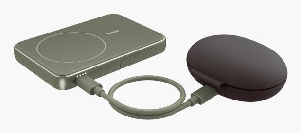 Actual product image Fresh'N Rebel Fresh 'n Rebel Powerbank 5000 mAh Green (5000 mAh, 20 W, 18.50 Wh)