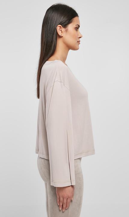 Actual product image Urban Classics Ladies Short Modal Bateau Neckline Longsleeve (XS)