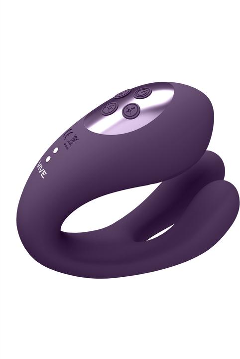 Produktbild Shots Yoko - Triple Action Vibrator Dual Prongs with Clitoral Pulse Wave