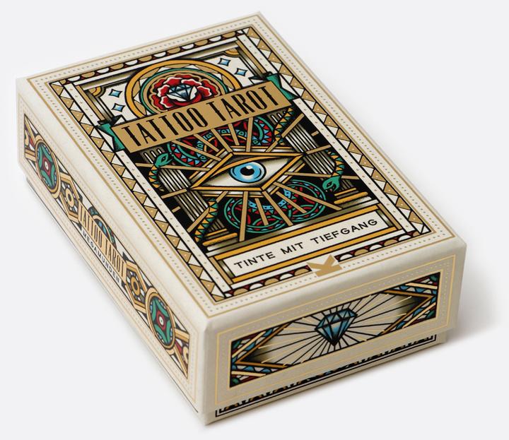 Actual product image Card game Tattoo Tarot - ink with depth