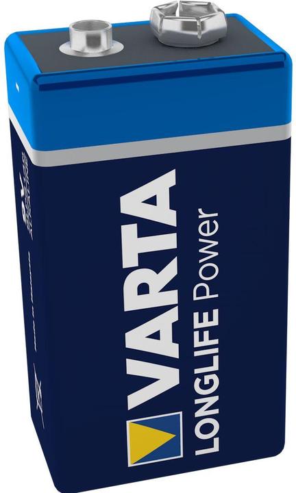 Image du produit Varta LONGLIFE Power (1 pcs, 9V Block, 580 mAh)
