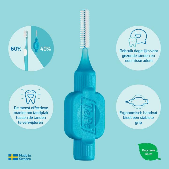 Immagine prodotto TePe Scovolini Interdentali Originali Arancio Iso Misura 1 0,45 Mm - 6 Pezzi (6 x, 0.45 mm)