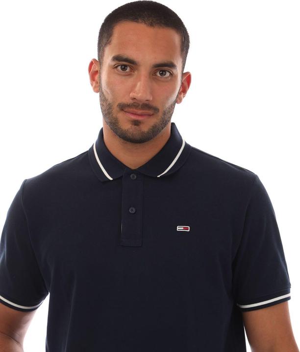 Produktbild Tommy Jeans Poloshirt Mit kontrastfarbenen Streifen Regulär (M)