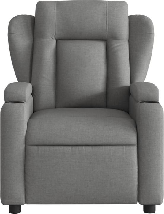 Produktbild vidaXL Massagesessel Dunkelgrau Stoff,Farbe: Dunkelgrau,Material