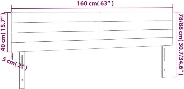 Immagine prodotto VidaXL Ivy (160 x 5 x 88 cm)