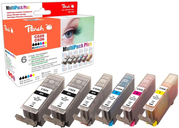 Produktbild Peach Pgi-525, Cli-526 (M, C, Y, BK, PBK)
