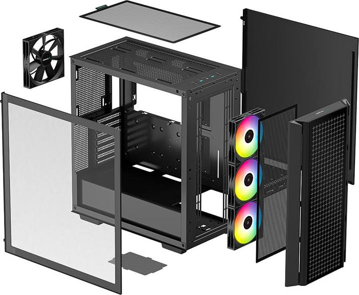 Produktbild Deepcool CG540 bk Midi Tower (ATX, E-ATX, mATX, Mini-ATX)