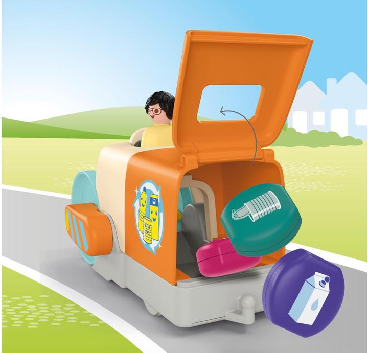 Produktbild Playmobil JUNIOR: Spassiges Müllsammelfahrzeug (71774, Playmobil Junior)