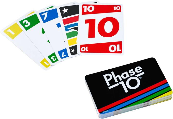 Immagine prodotto Mattel Games Gioco di carte Fase 10 (Tedesco, 2 - 6 Giocatori)