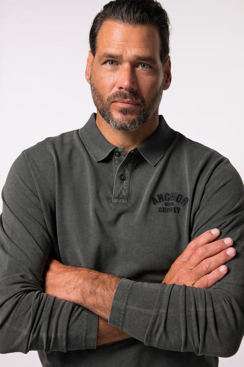 Produktbild JP1880 Poloshirt, Langarm, Piqué, Vintage Look (8XL)