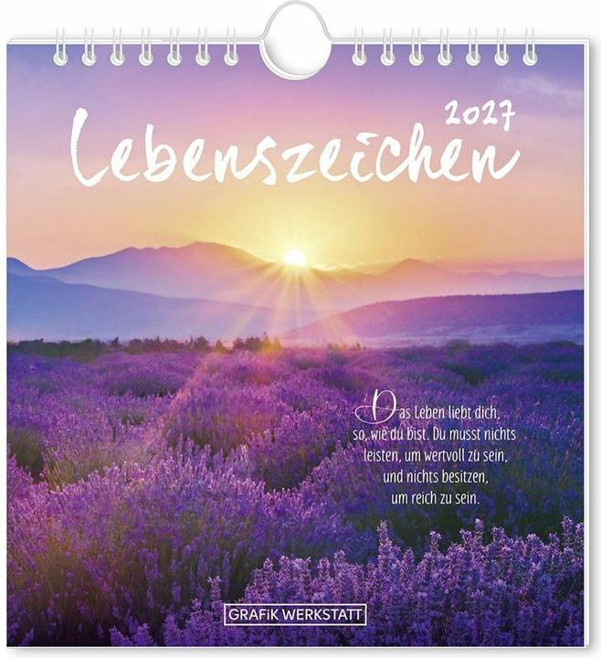 Produktbild Postkartenkalender 2027 Lebenszeichen (Spezial)