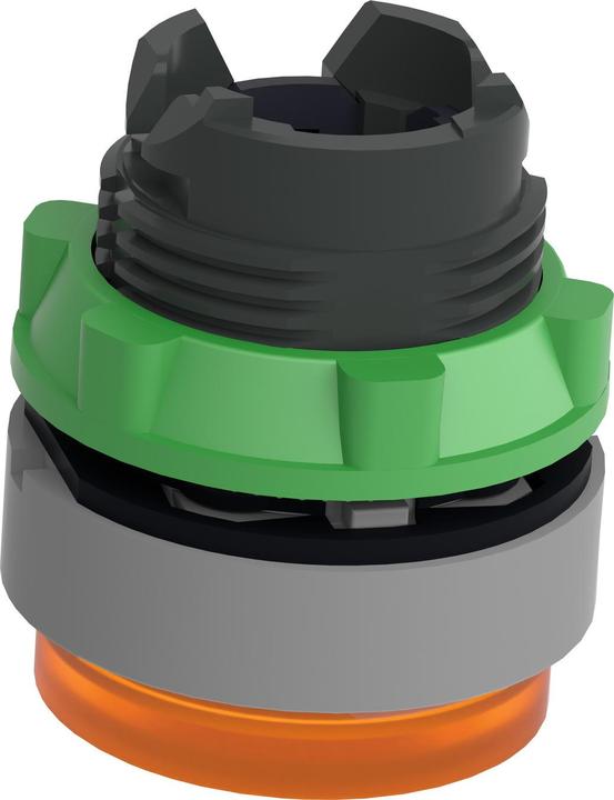 Produktbild Schneider Electric Leuchtdrucktaster, Front, vorstehend, ZB5AH53C0