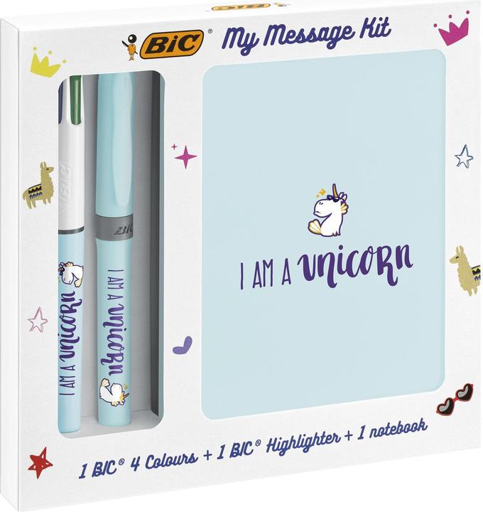 Actual product image Bic MY MESSAGE - Writing set (Turquoise, 1 x)