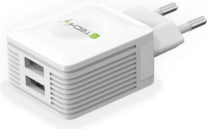 Produktbild Techly Two ports USB charger 2x USB 5V 2.1A&2.1A (10.50 W)